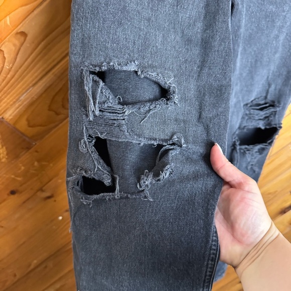 Agolde Black 90’s Jeans Size 25 - Picture 3 of 7